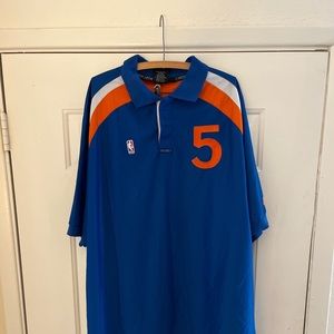 Vintage FUBU Athletic Jersey Blue And Orange #5 XXXL